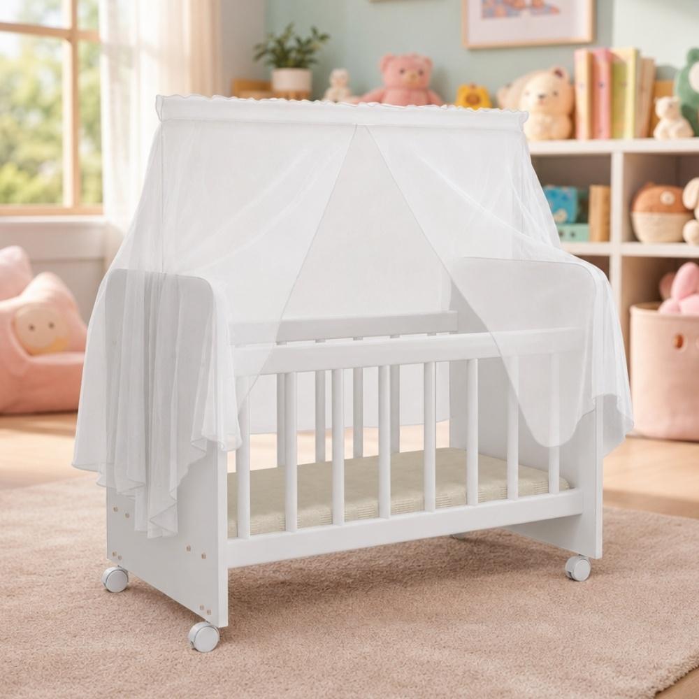 Berço Para Boneca Magia C02 Brinquedo Infantil Branco - Lyam Decor