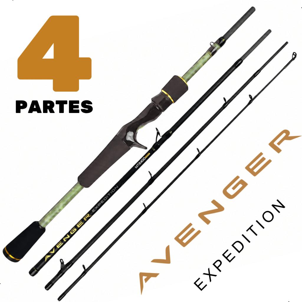 Vara Marine Avenger Expedition Carretilha 4 Partes Vários Modelos E Tamanhos