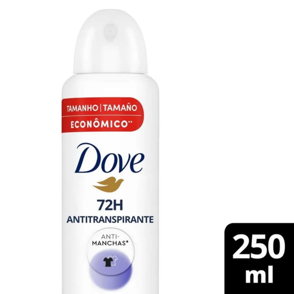 Kit 3 Und Desod Aero Dove Invisible Dry Violeta 48h 250ml