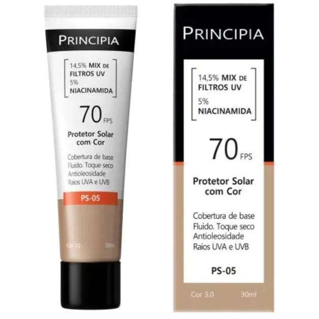 Protetor Solar Facial Principia Ps-05 Cor 3.0 Fps70 30ml