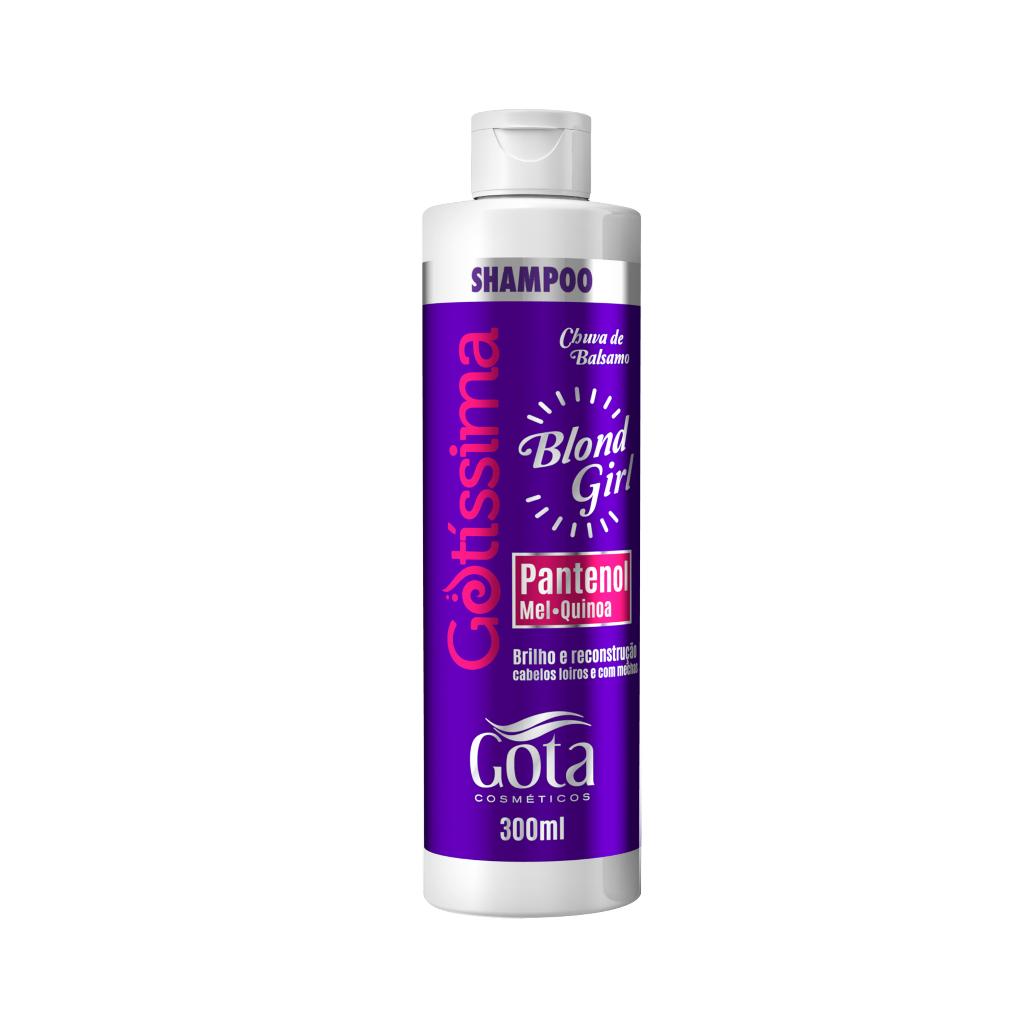 Kit Gotíssima Chuva De Balsamo Gota Dourada Shampoo + Condicionador 300ml