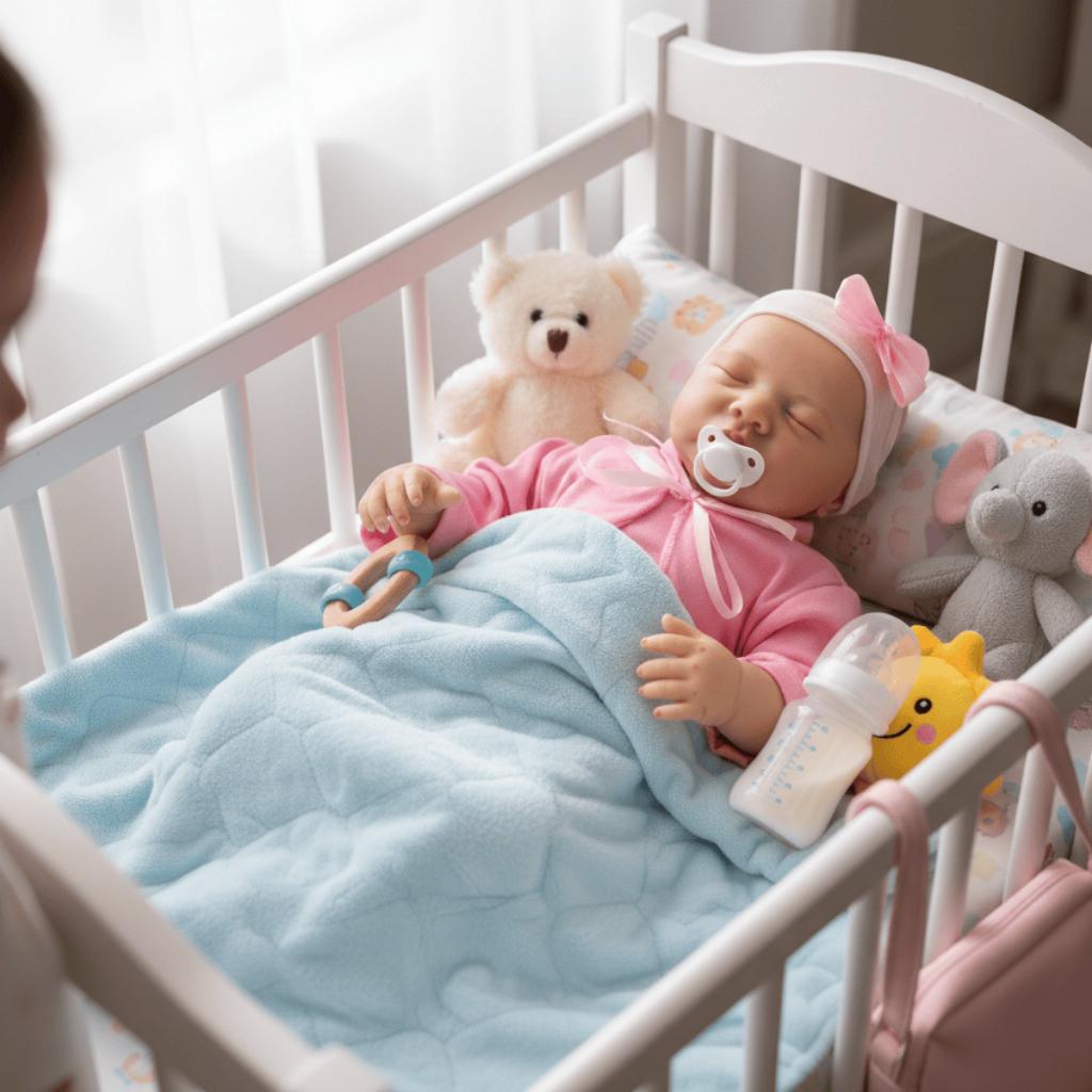 Bebê Reborn Boneca Realista Recém-nascida 100 Siliconada Pode Dar Banho
