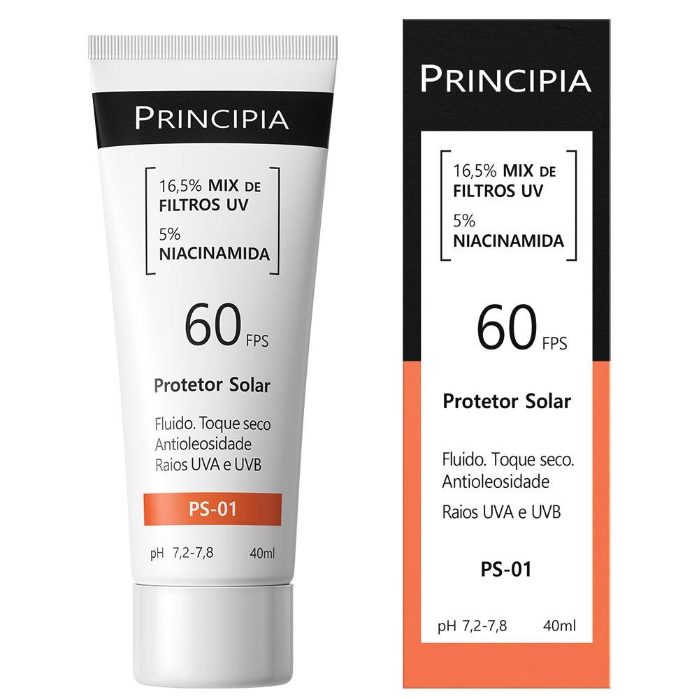Principia Kit Protetor Solar Ps-01 FPS 60 + Ps-05 FPS 70- Escolha Seu Tom