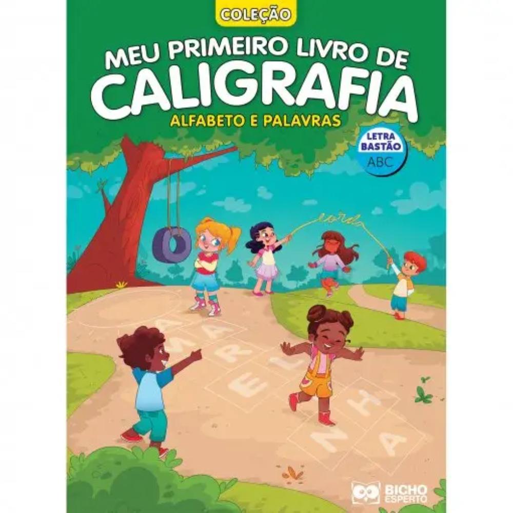 Livro De Atividades Meu Primeiro Livro De Caligrafia - Alfabeto Bastão