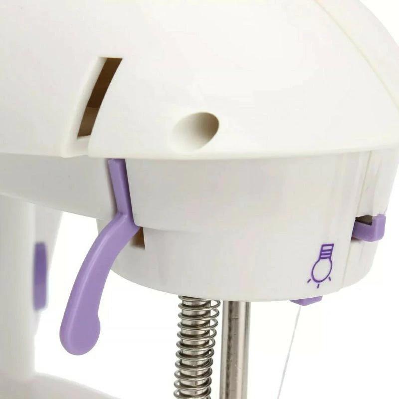 Máquina De Costura Portátil Elétrica Em Miniatura Com Pedal - Compatível Com Tensão Bivolt 110v-220v