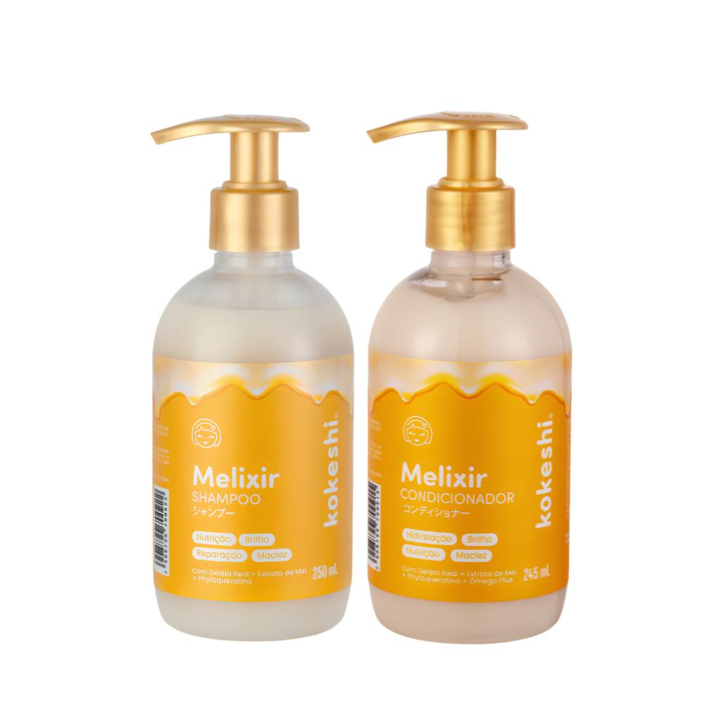 Kit Shampoo + Condicionador Melixir Kokeshi