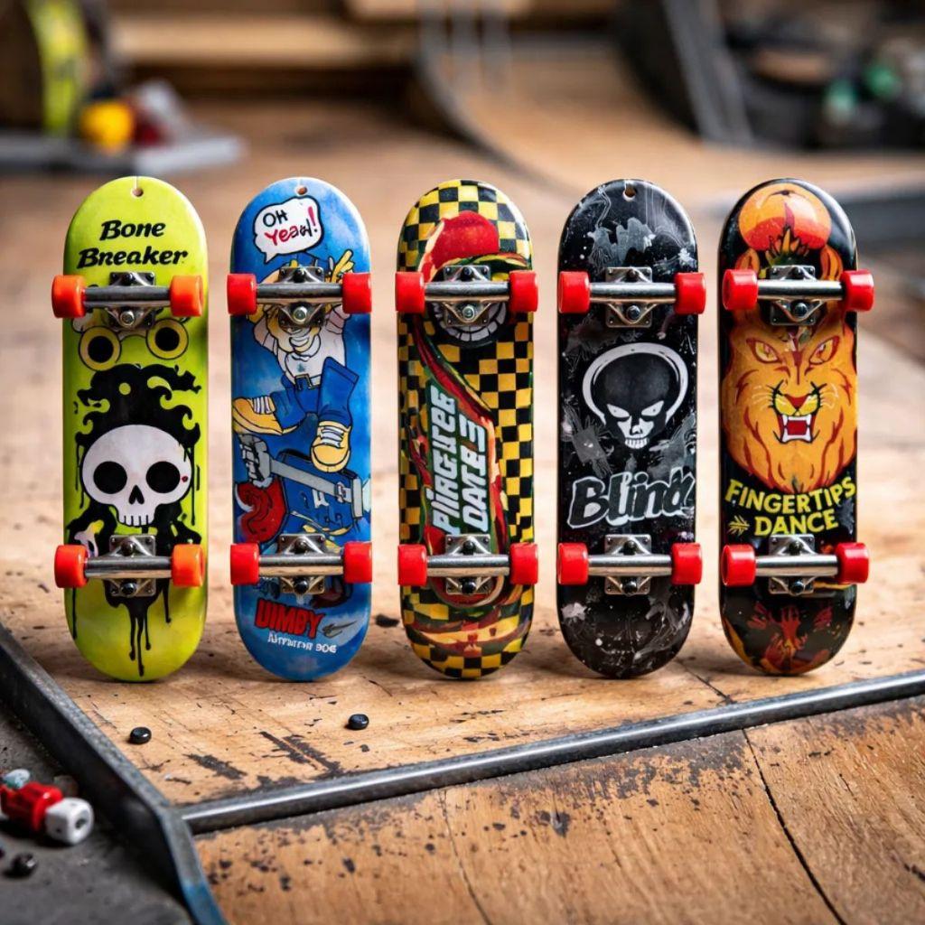 Mini Skate De Dedo Fingerboard Com Mini Bicicleta Profissional Com 2 Peças Skate De Dedo 12pçs