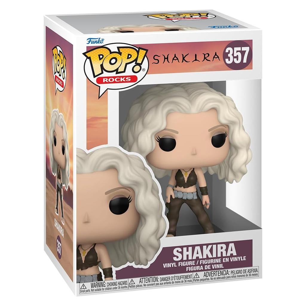 Funko Pop Rocks Shakira Whenever - Shakira 357 Novo Original