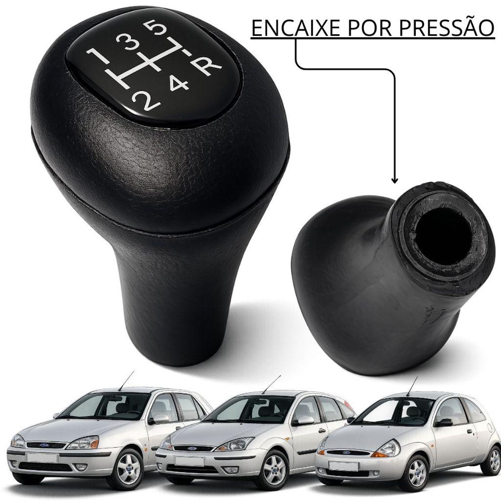 Manopla Bola De Cambio Alavanca Marcha Ré Para Ford Ka Focus Fiesta 1997 Até 2007 Todos