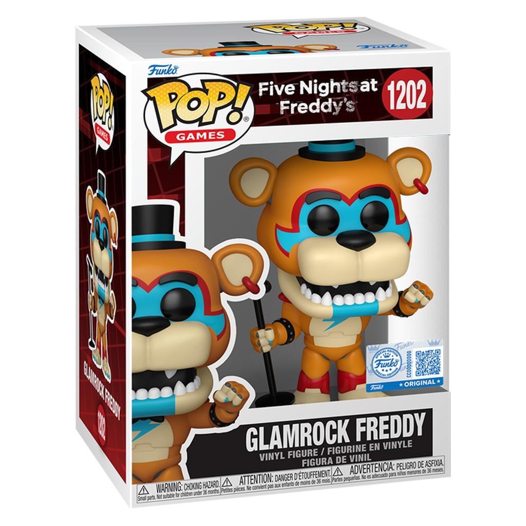 Funko Pop Games Five Nights At Freddy S Exclusive - Glamrock Freddy 1202 Novo Original