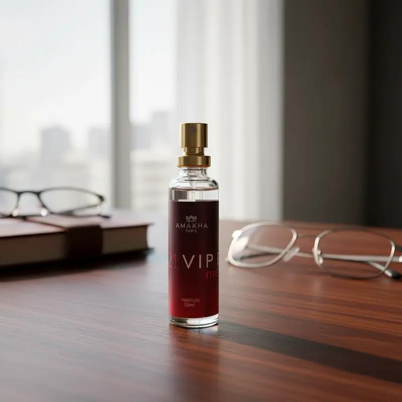Deo Colônia Masculino 521 Vip Men 15ml - Amadeirado Noturno Marcante Amakha Paris
