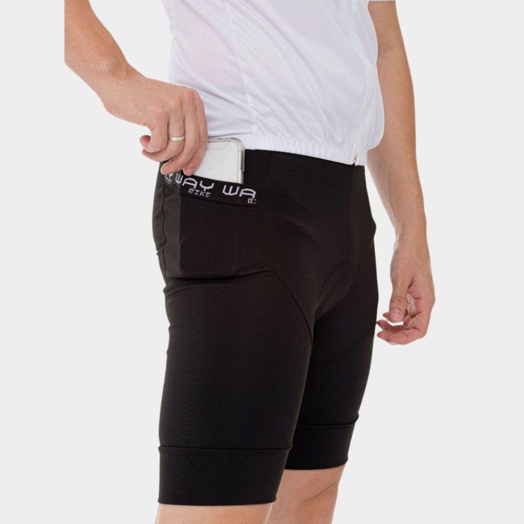 Bermuda De Ciclismo Short Masculino E Feminino Com Forro Em Gel Way Profissional Bike Mtb