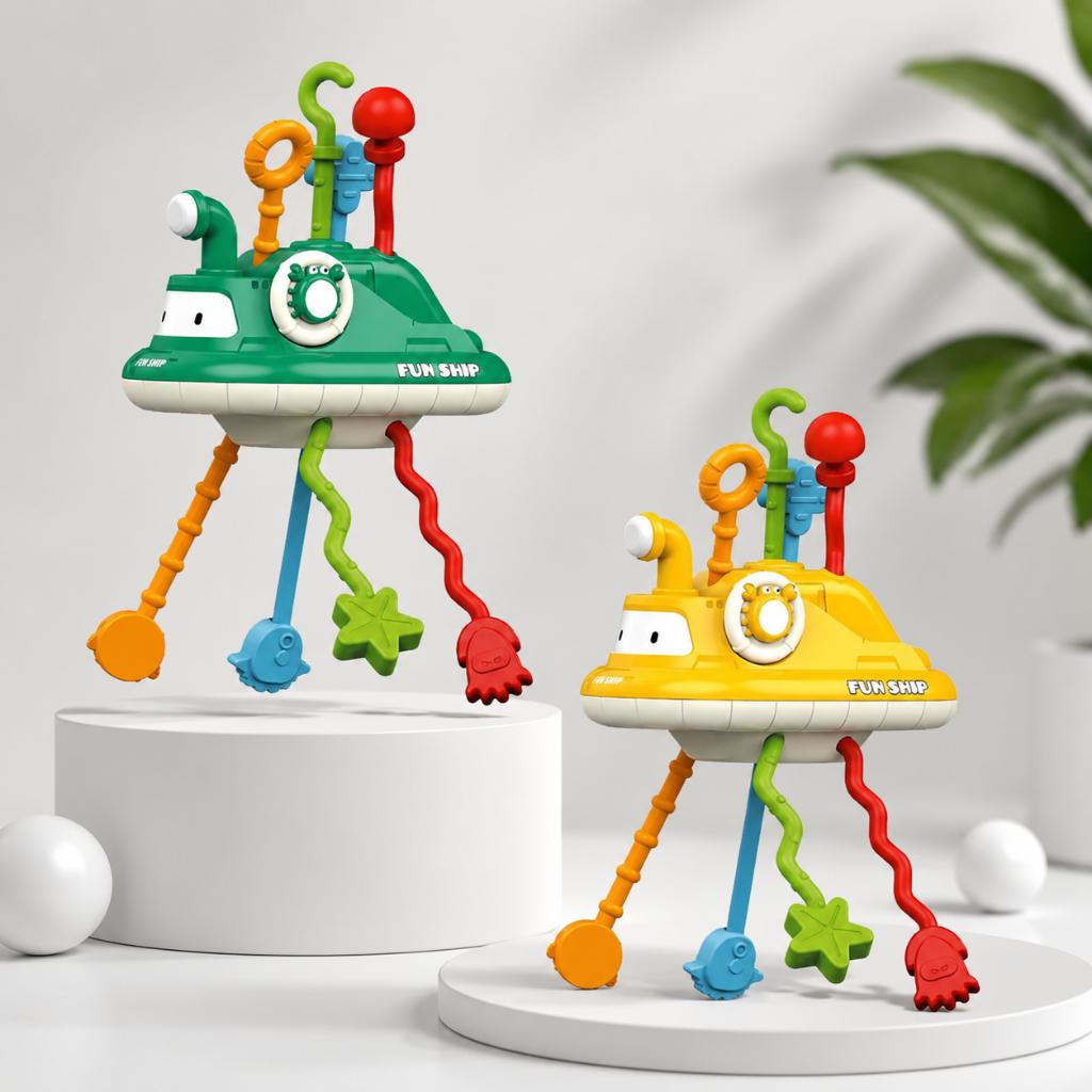 Brinquedo De Bebe Chocalho Bolinha Mordedor De Silicone Baby Ball Macio