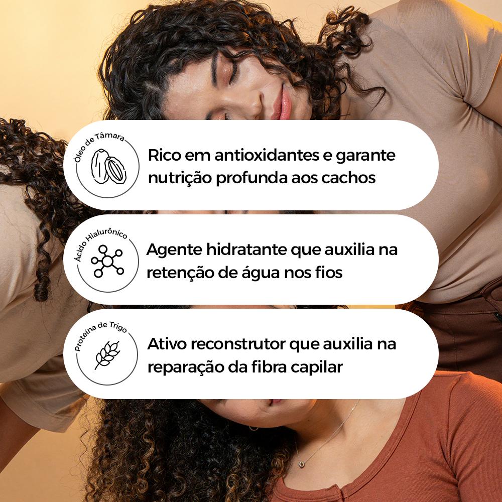 Kit Cuidado Diário De Cachos Em 3 Passos Raízes Vibes 250g