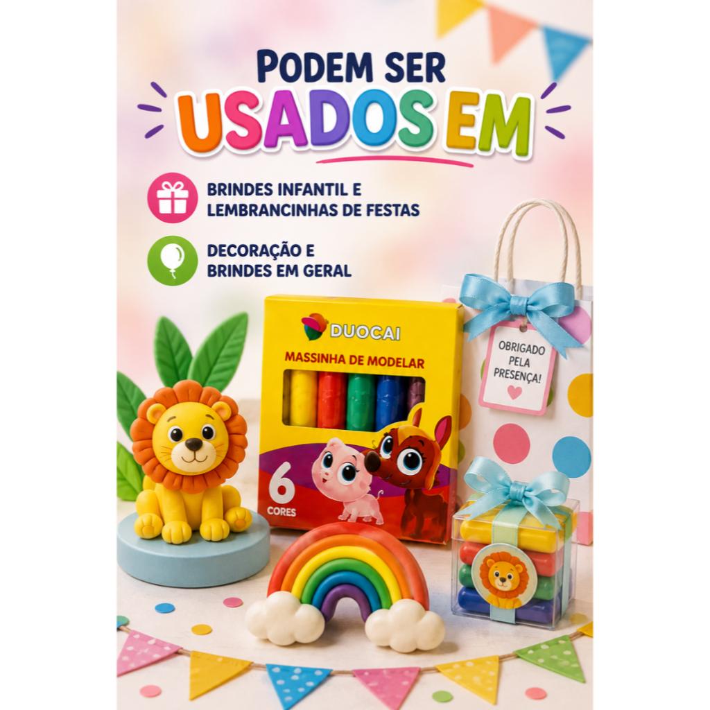 Kit 30 Cx De Massinha De Modelar Para Kit Festa Aniversario Lembrancinha Prenda Criança Diversao