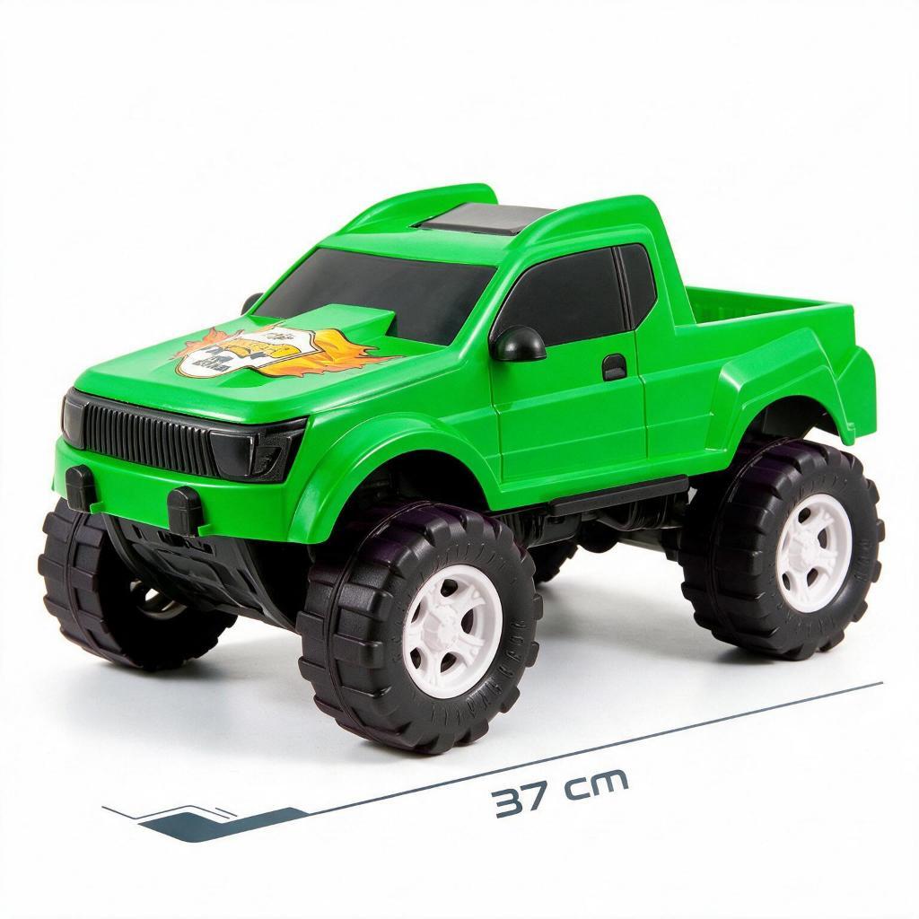 Carrinho Off-road Picape Hot Racing Brinquedo Menino Carro Trilha Jipe Monster Troller Queen Shop