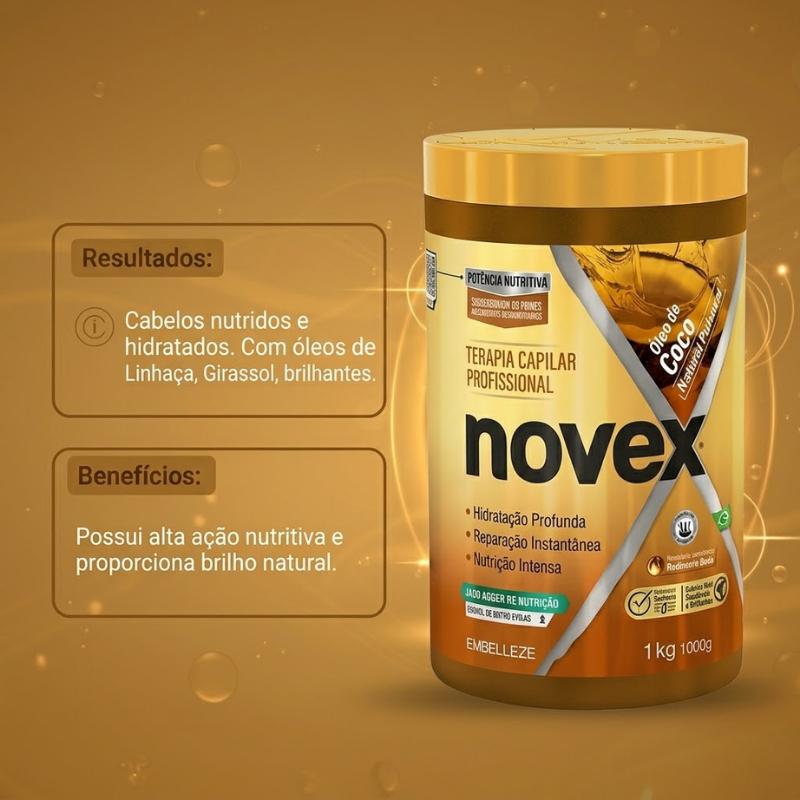 Creme De Tratamento Novex Óleo De Coco 1KG