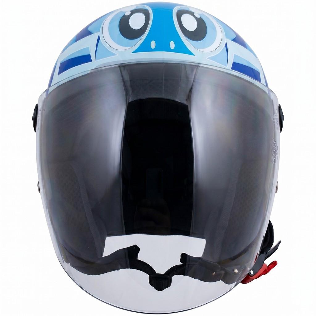 Capacete New Liberty 3 Personalizado Tartaruga Branco Azul 46 Agv Turtle Viseira Fumê/cristal
