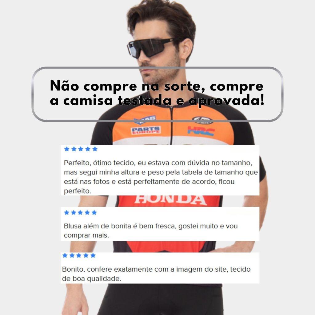 Roupa De Ciclista Camisa Ciclismo Bike Masculina Varias Cores Proteção Uv