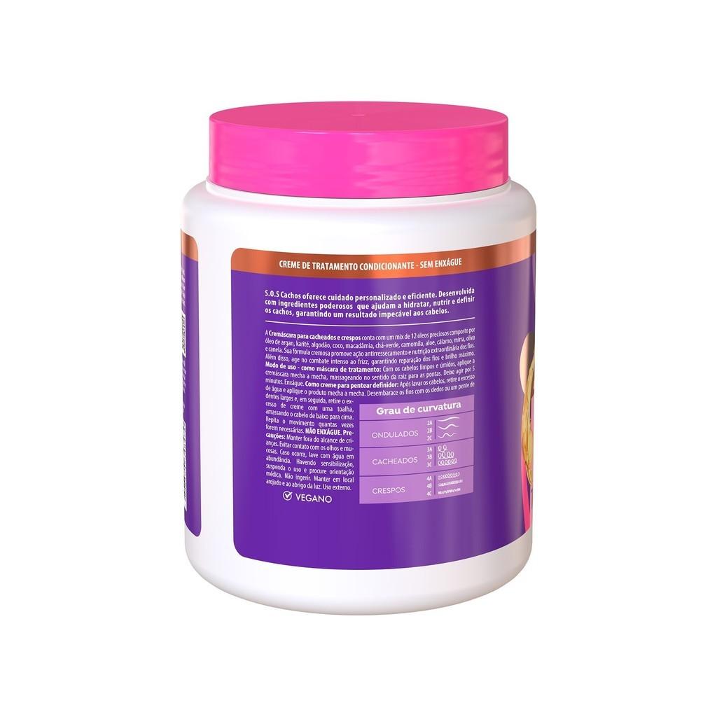 Hidratação Para Cabelos Ressecados Shampoo + Condicionador + Cremáscara - Salon Line