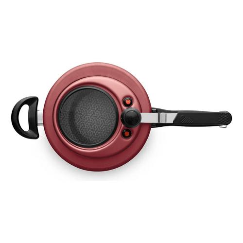 Panela De Pressão Superior Com Visor De Vidro Fechamento Interno 3 Litros Cereja Original - Mta