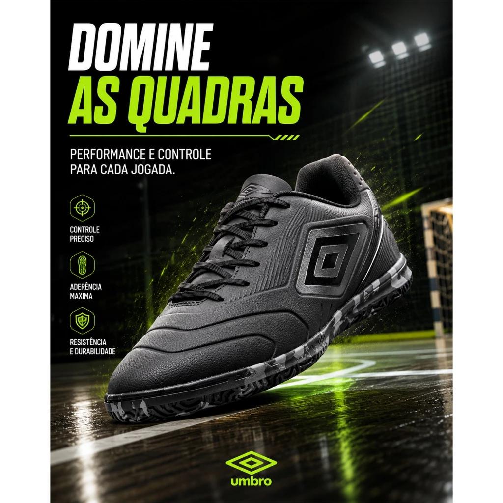 Chuteira De Futsal Umbro Attak Iii Original Chuteira Futsal Masculino Adulto Futebol Quadra Salão
