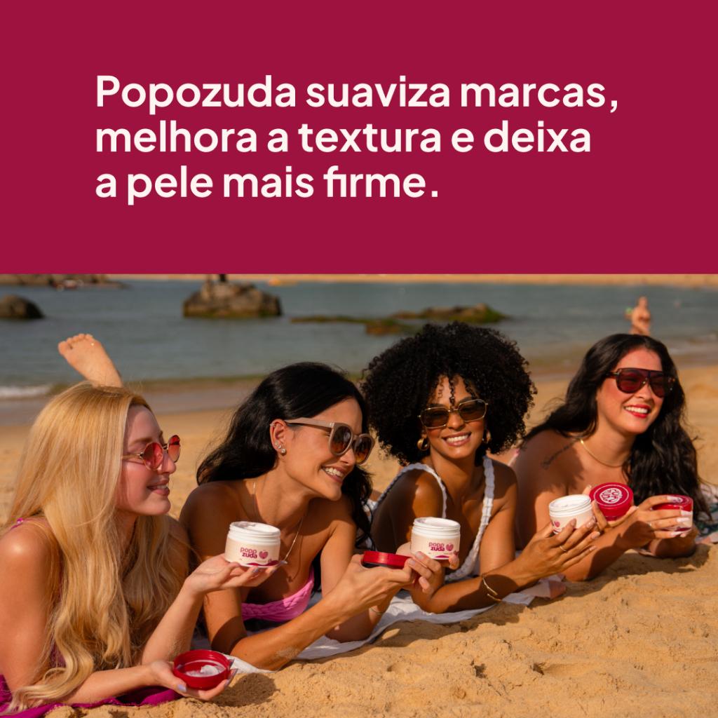 Popozuda Creme Corporal Termoativo Para Estrias E Celulite 250g Efeito Aquecimento