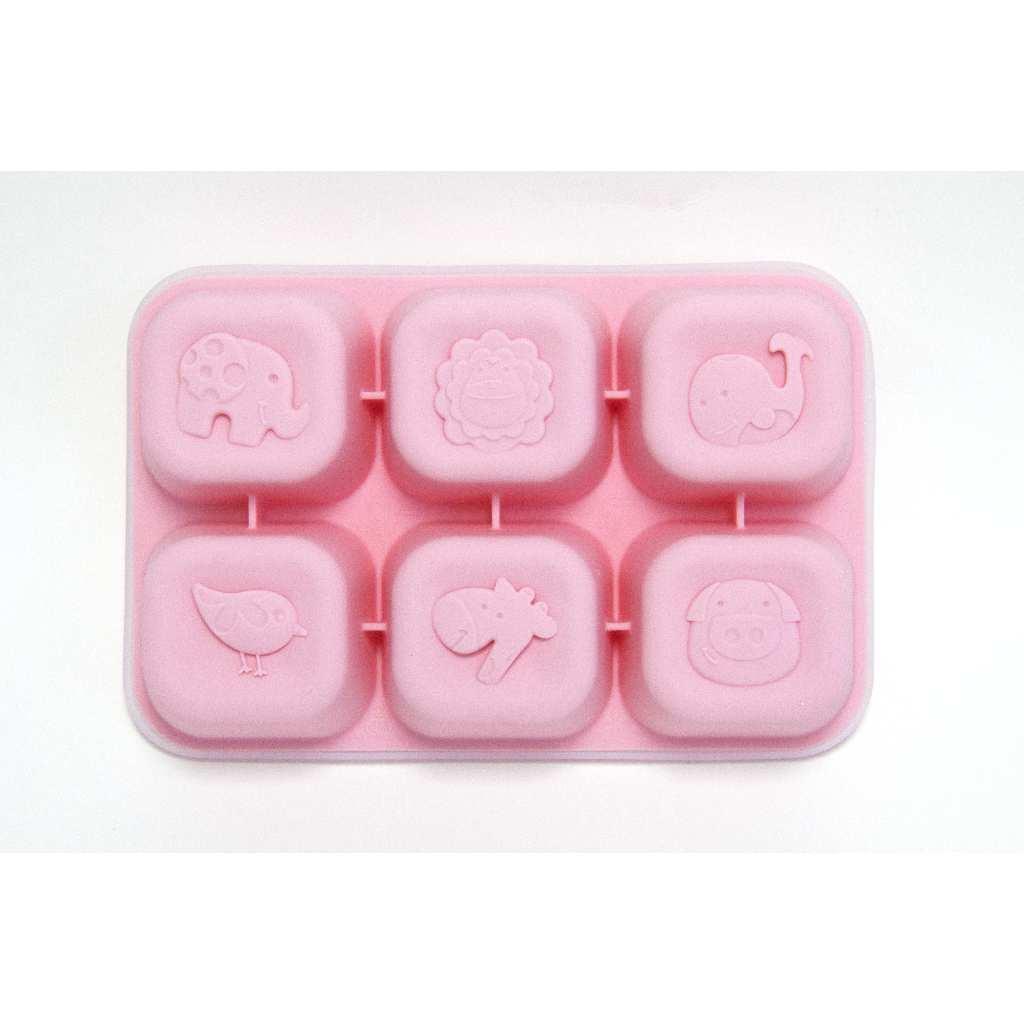 Forma Para Congelar Alimento 6 Cubos 60 Ml Porquinha Pokey