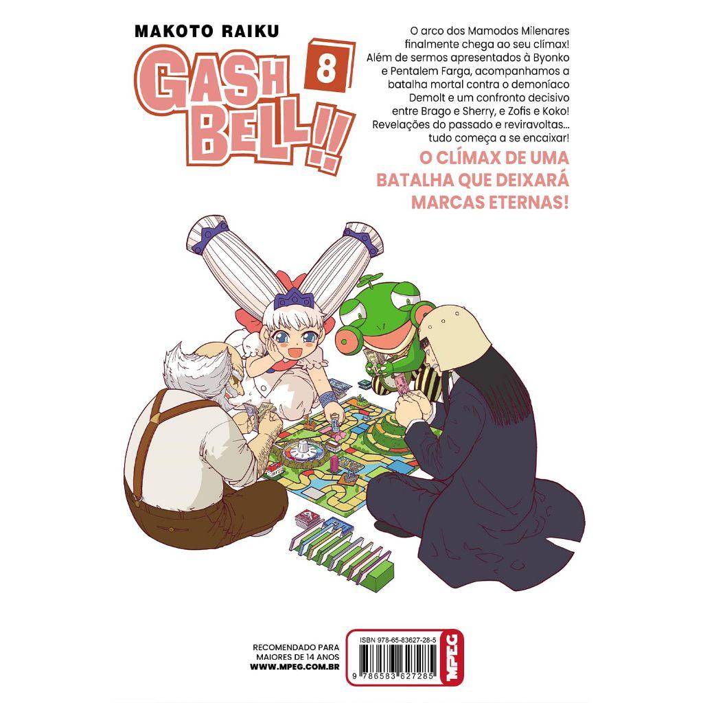 Mangá - Gash Bell - Volume 8 - Novo/lacrado