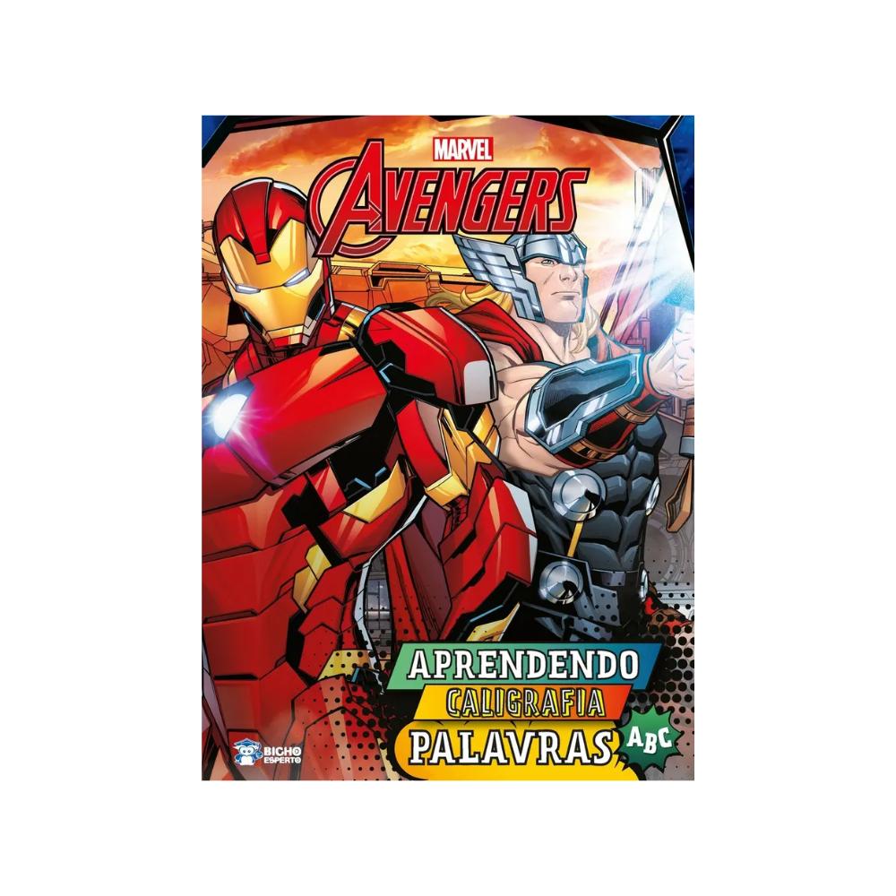 Livro De Atividades Aprendendo Caligrafia Marvel Palavras Infantil