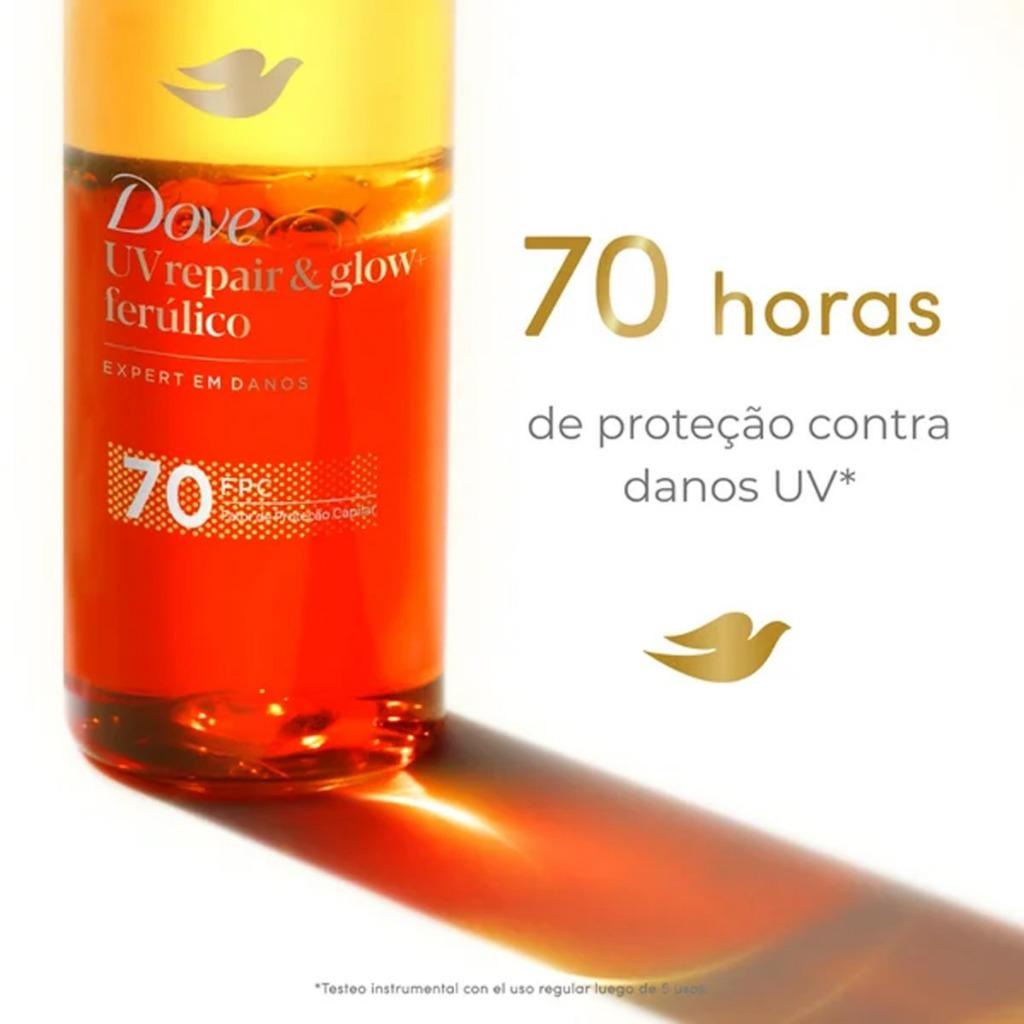 Óleo Sérum Bifásico Uv Repair Glow Ferúlico 70 Fcp Dove 110ml