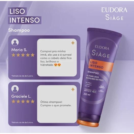 Kit Eudora Siàge Liso Intenso Shampoo 250ml + Condicionador 125ml