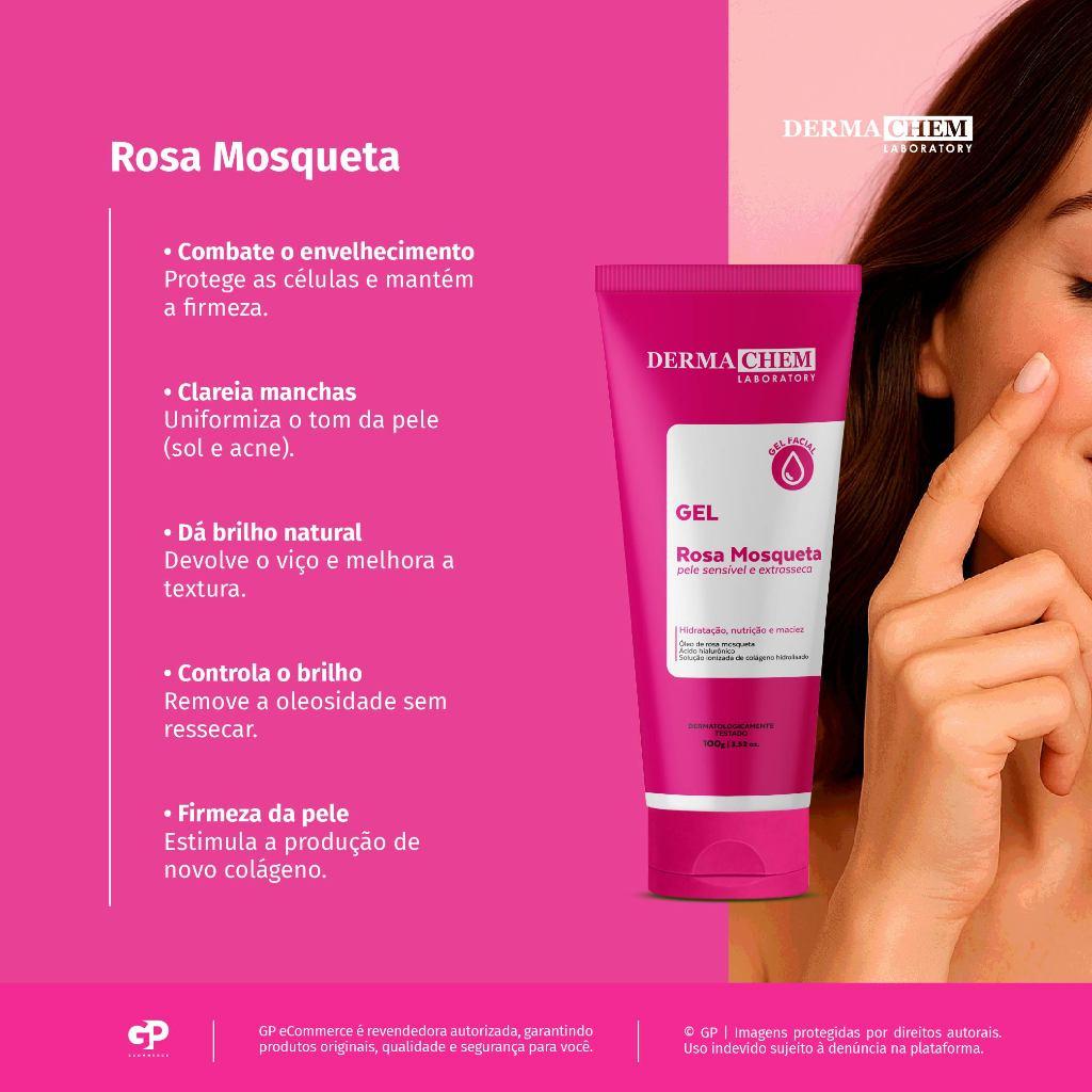 Kit Skin Care ULTRA Hidratação Rosa Mosqueta Dermachem