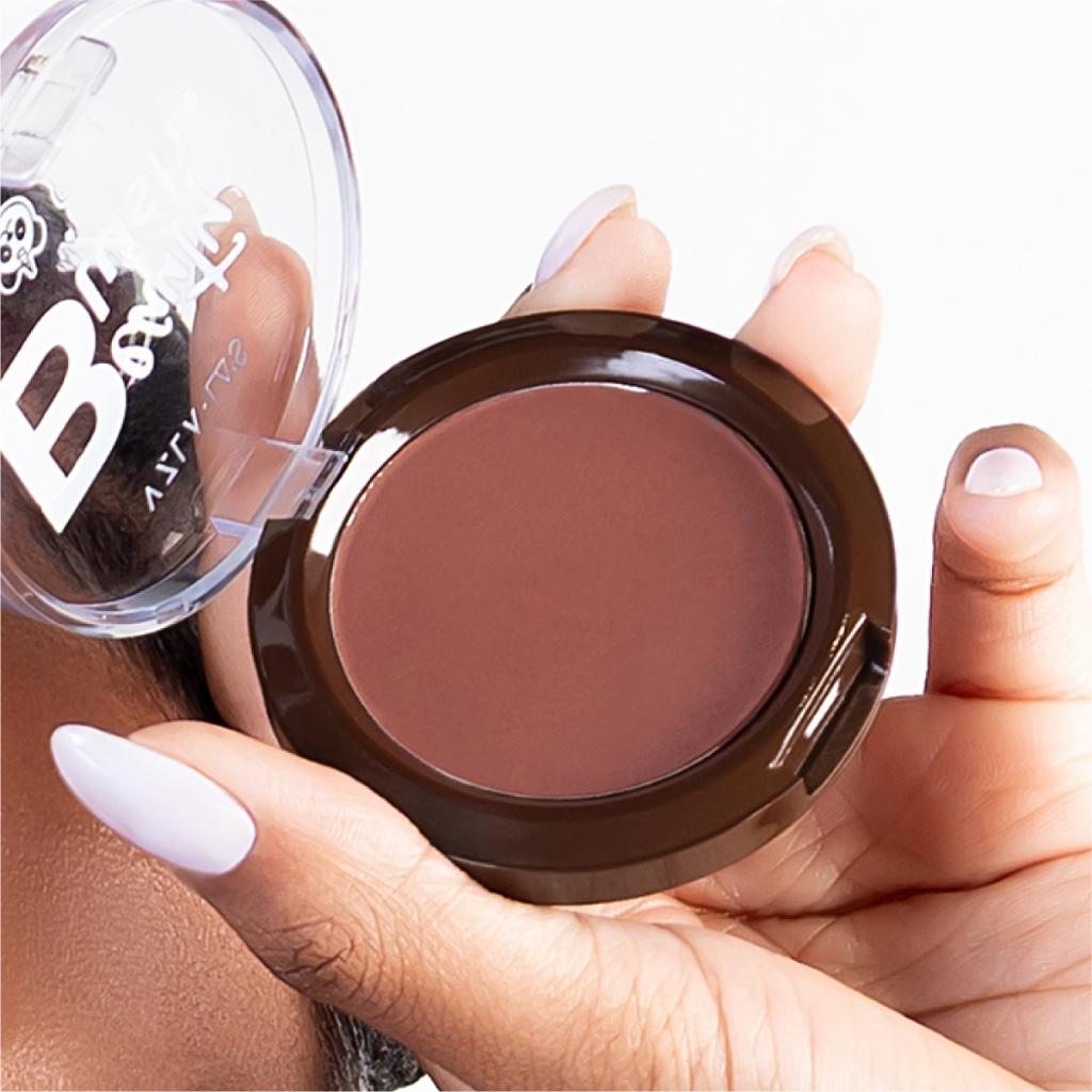 Blush Compacto Beauty Red Mocha Alta Pìgmentação Vizzela + La S Clothing Vegano