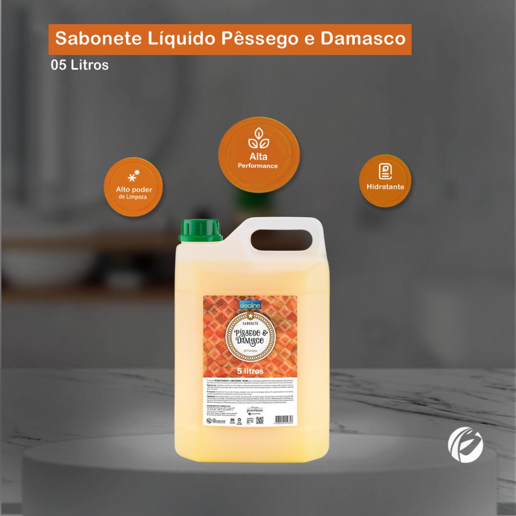 Sabonete Líquido Deoline Pêssego E Damasco 5L Premisse