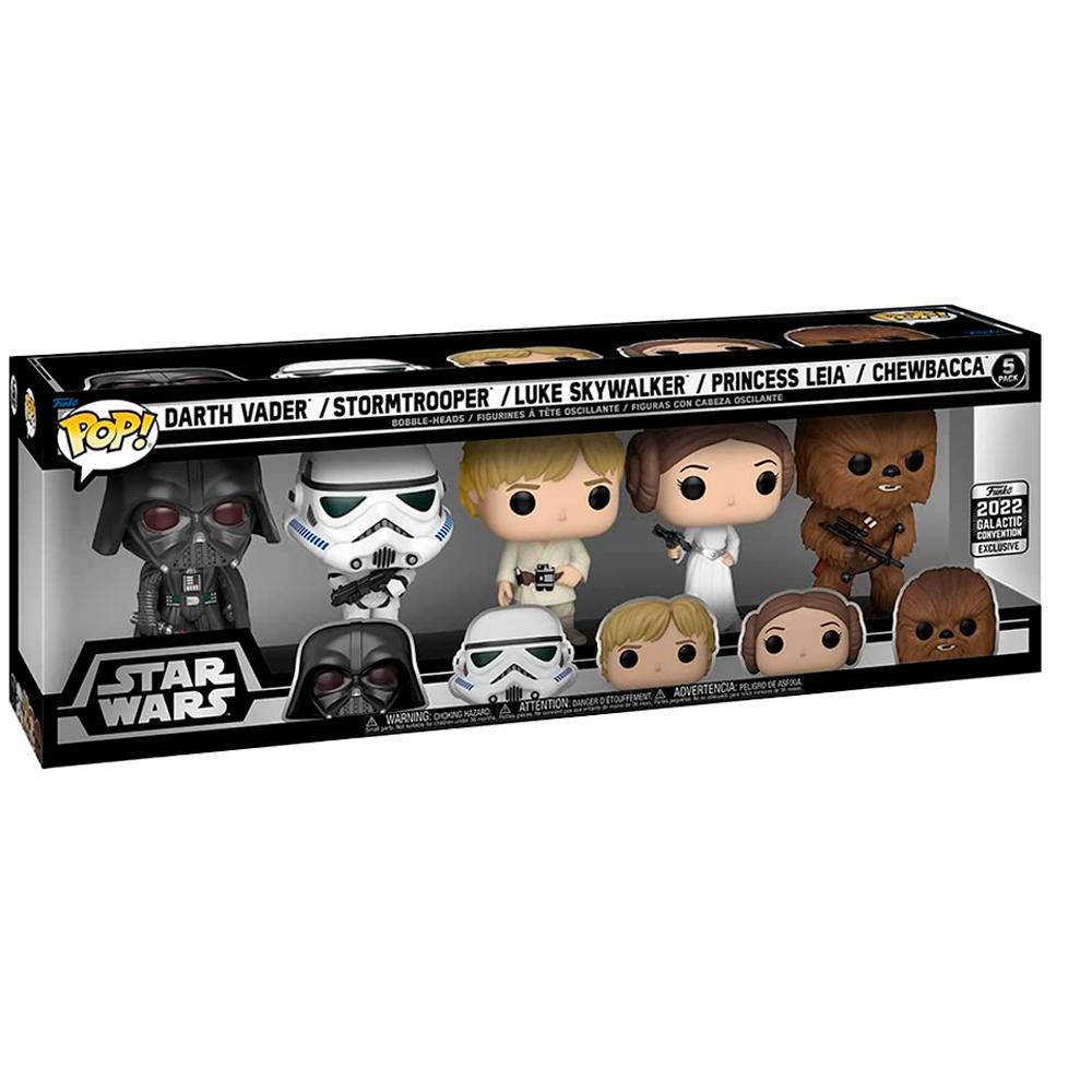 Funko Pop Star Wars - 5 Pack 64122 Novo Original