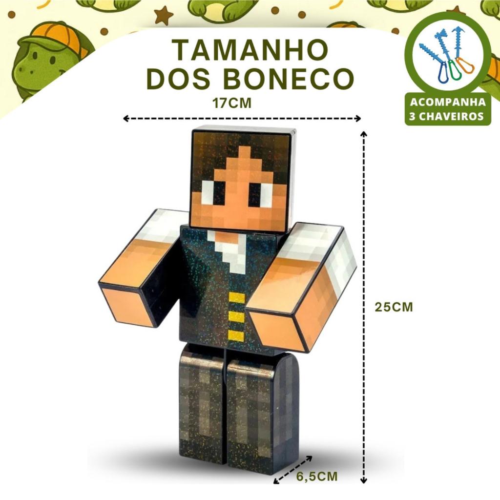 Boneco Articulado Jazzghost 25cm Gamer Youtuber Algazarra