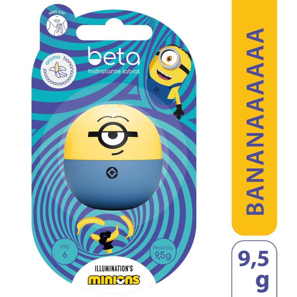 Kit 2 Hidratantes Labiais Beta Edição Especial Cacau Show E Minions (FPS 6)