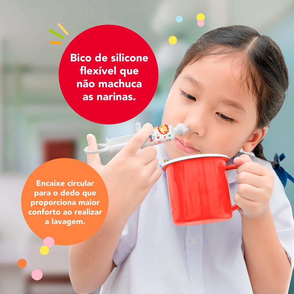 Seringa Para Lavagem Nasal Leão 10ml 1 Uni Fisher Price - Hc396