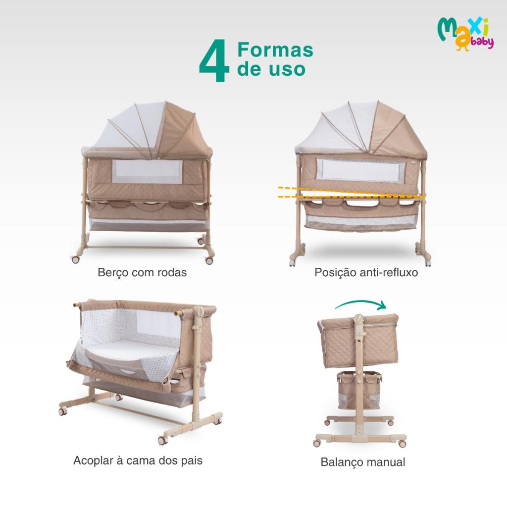Berço Portátil Bebê Acoplado Co-bed Connect Maxi Baby