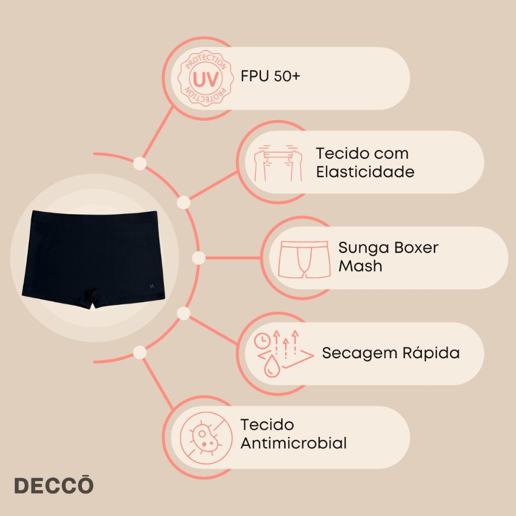 Sunga Boxer Mash Lisa Forrada Com Cordão De Regulagem Masculina Adulto Moda Praia FPS 50
