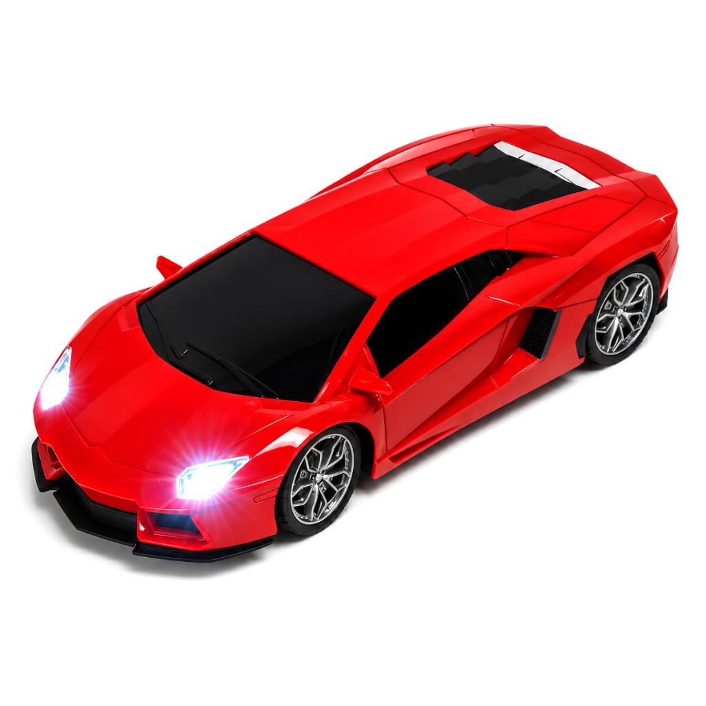 Brinquedo Carrinho Controle Remoto Vermelho Esportivo Infantil C/Luz 1 16 Para Crianças - Castela