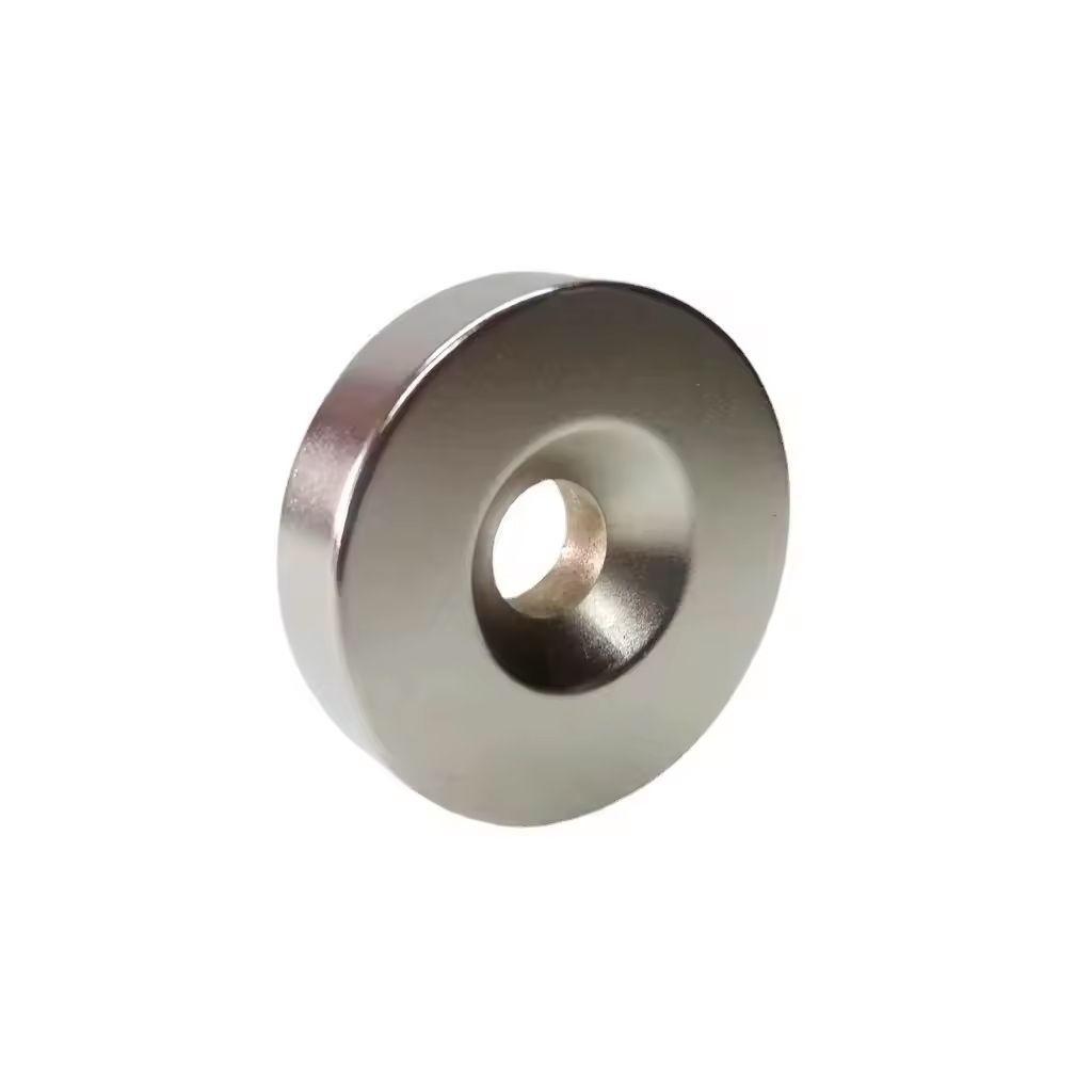 Kit Com 10 Peças Ímã De Neodímio 10x3mm N35 Disco Com Furo