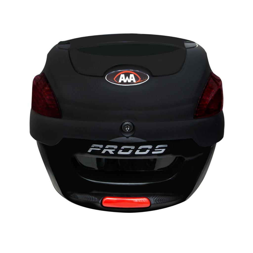 Baú Moto Awa Proos 41L Original + Base Universal Com Engate Rápido Removível