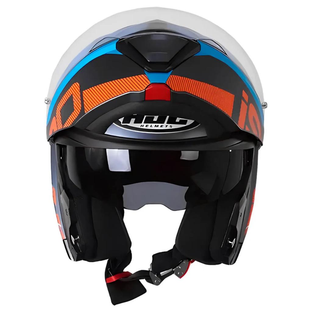 Capacete Hjc I90 May - Azul/laranja