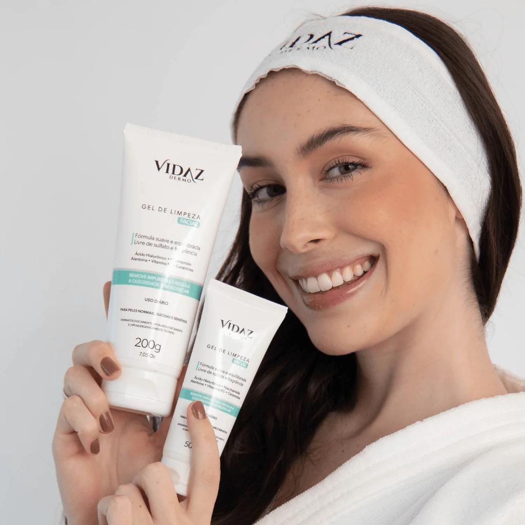 Gel De Limpeza Skazi Vidaz 200g - Limpeza Profunda Sem Ressecar