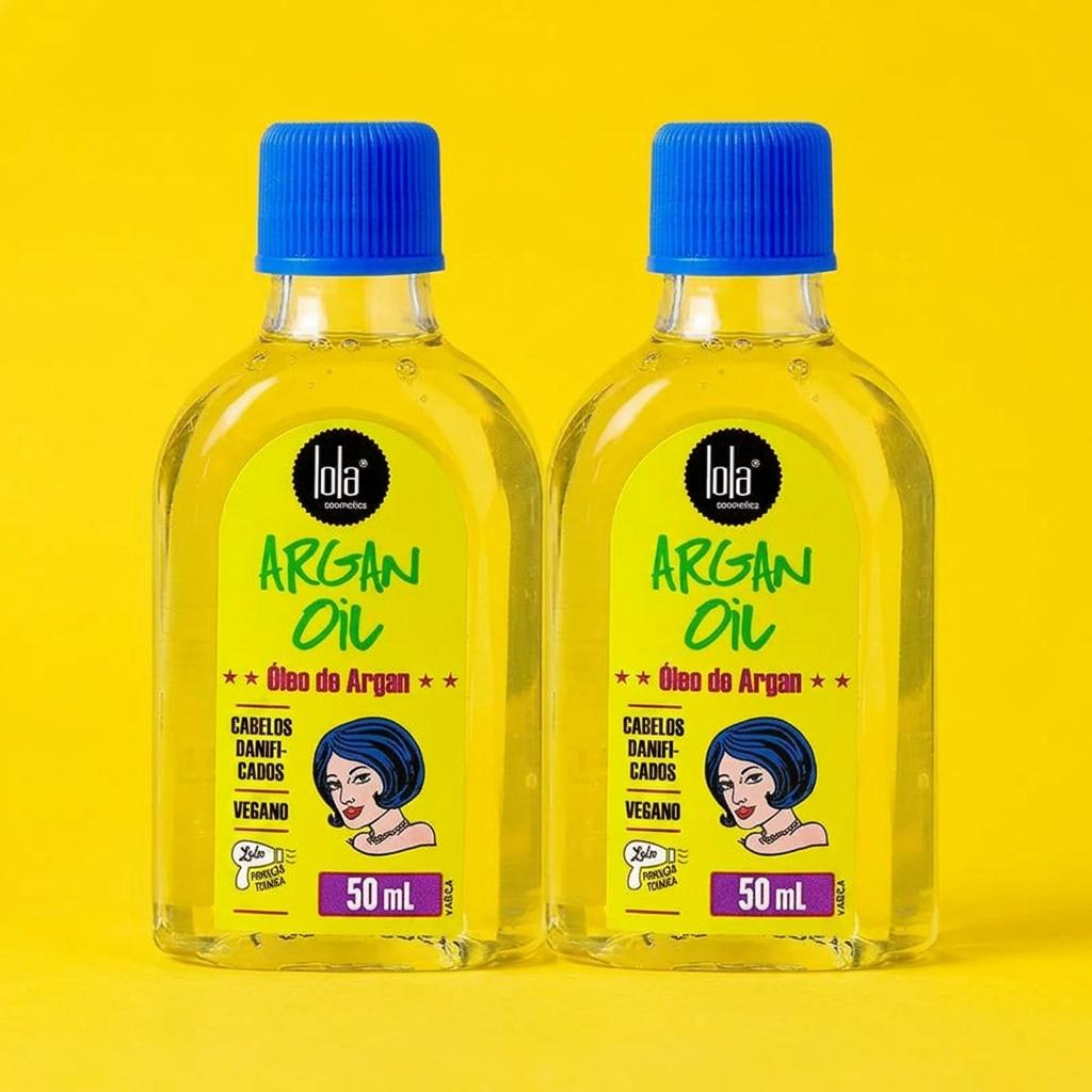Kit Com 2 X Oléos De Argan Oil Lola Cosmeticos
