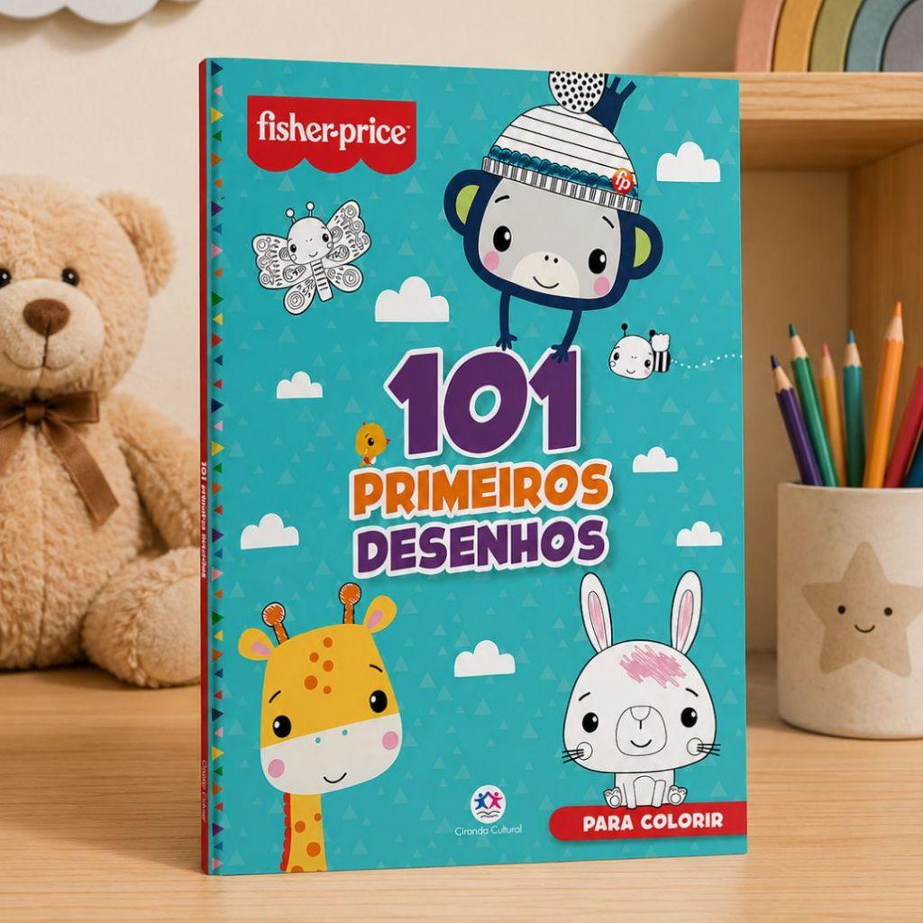 101 Primeiros Desenhos Para Colorir Fischer Price