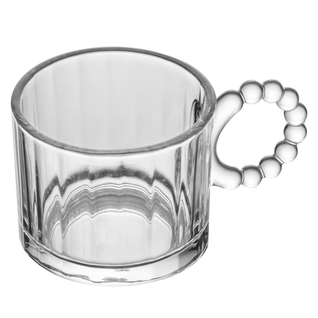 Conjunto 4 Xícaras De Vidro Classic Wolff 100ml Resistente Ao Calor Ideal Para Café Expresso Chá E Sobremesas Quentes