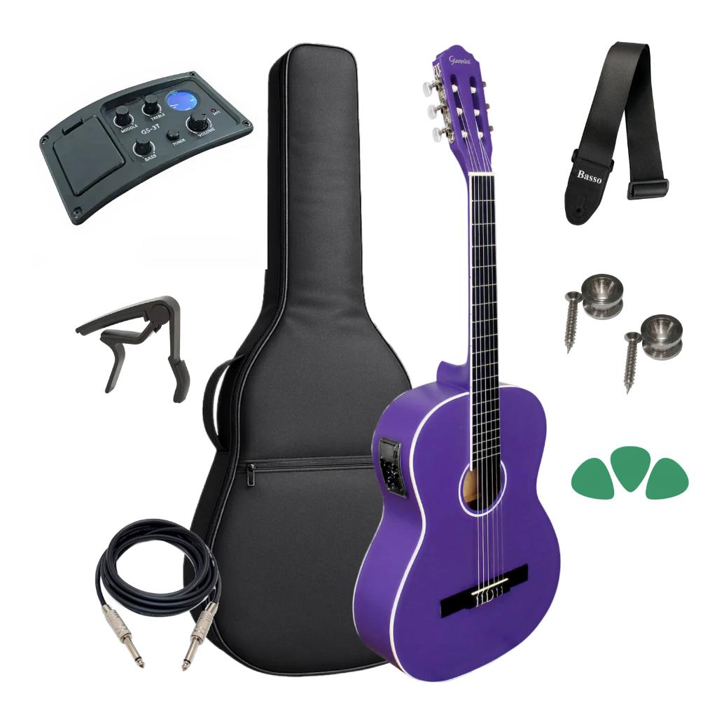 Violão Eletroacústico Giannini N-14 Eq Náilon C/Capa E Kit